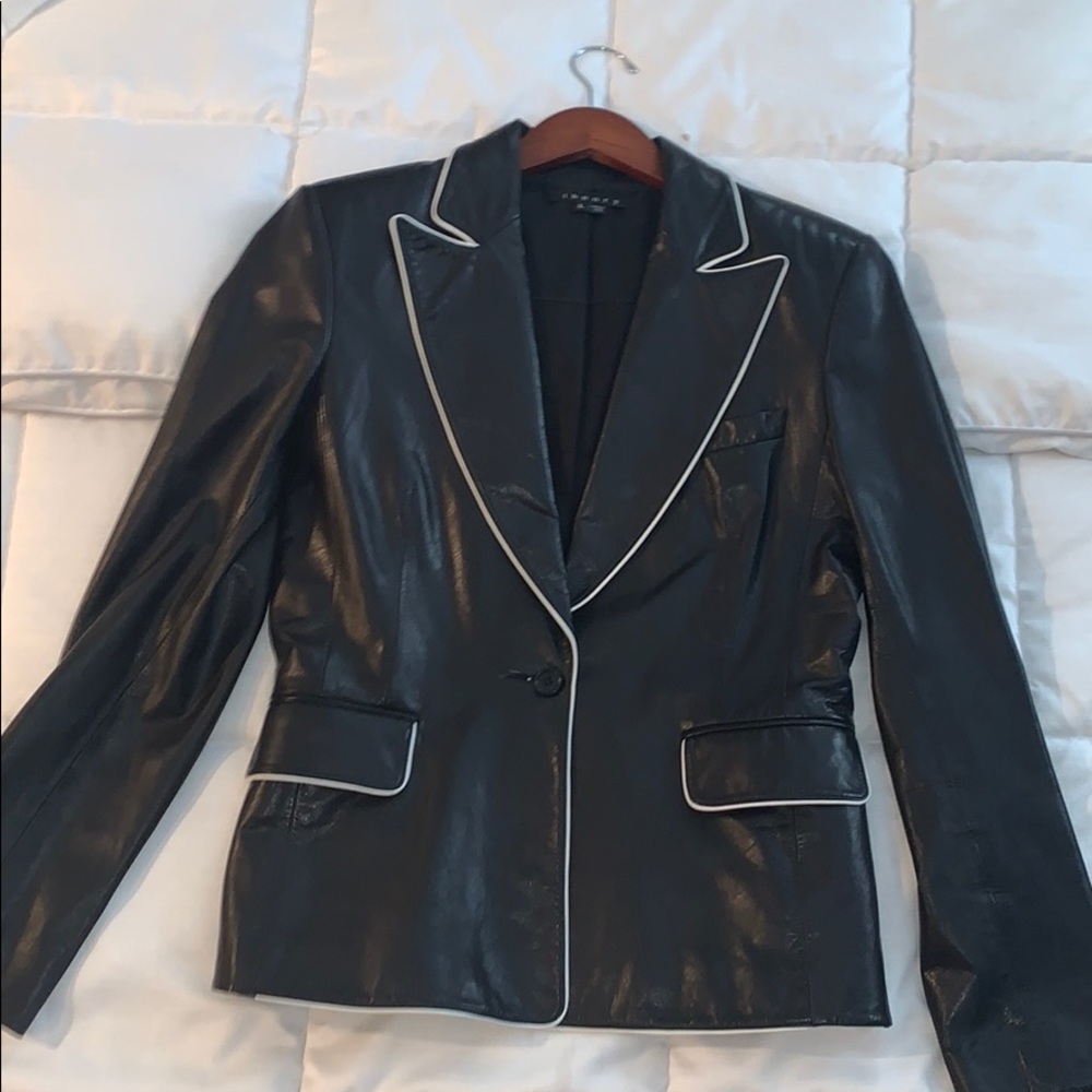 Leather Blazer